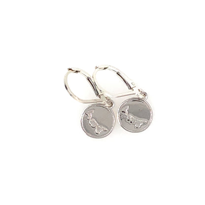 Island Logo Charm Earrings